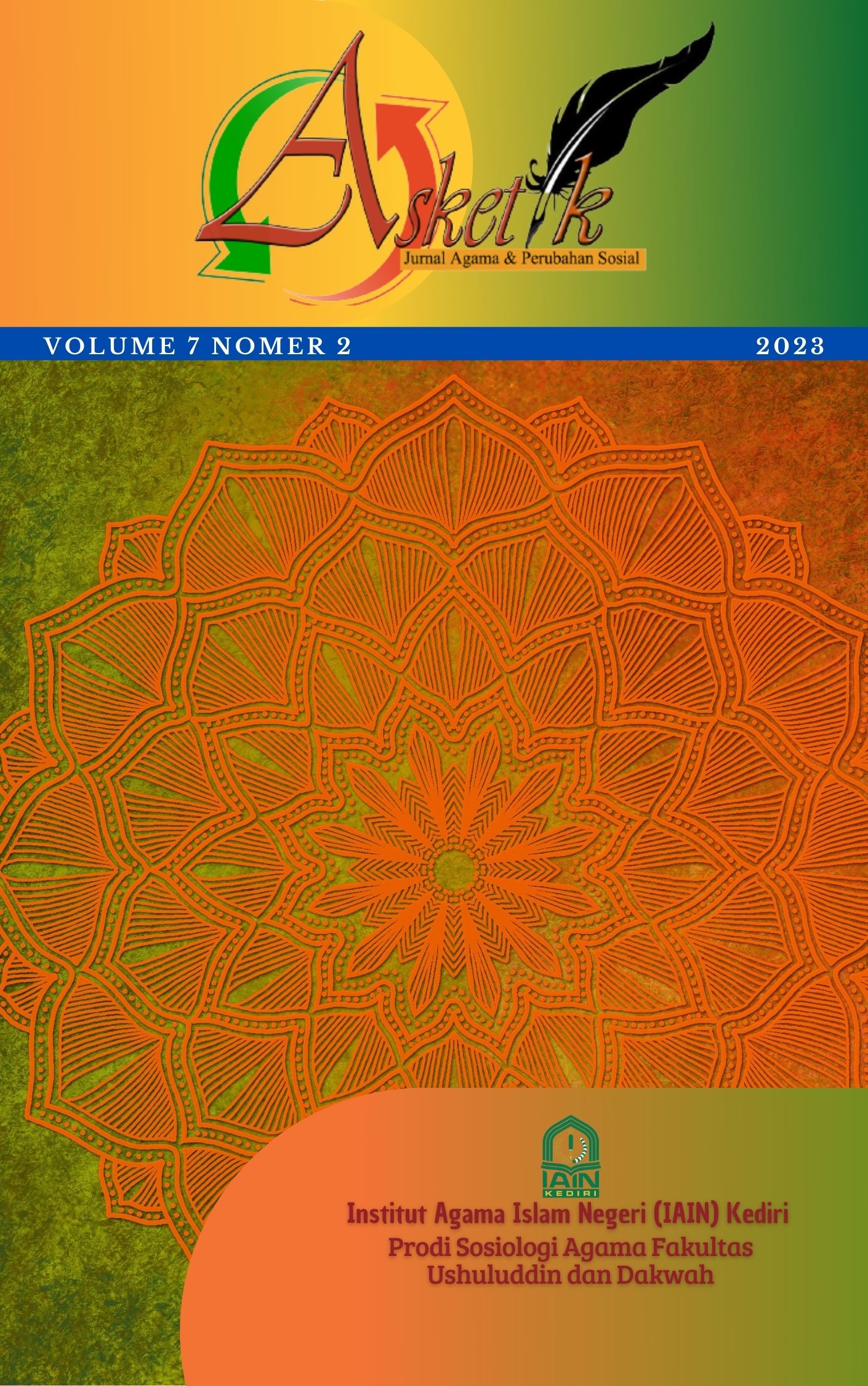 					View Vol. 7 No. 2 (2023): Asketik: Jurnal Agama dan Perubahan Sosial
				