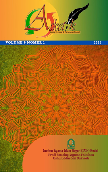 					View Vol. 9 No. 1 (2025): Asketik: Jurnal Agama dan Perubahan Sosial
				