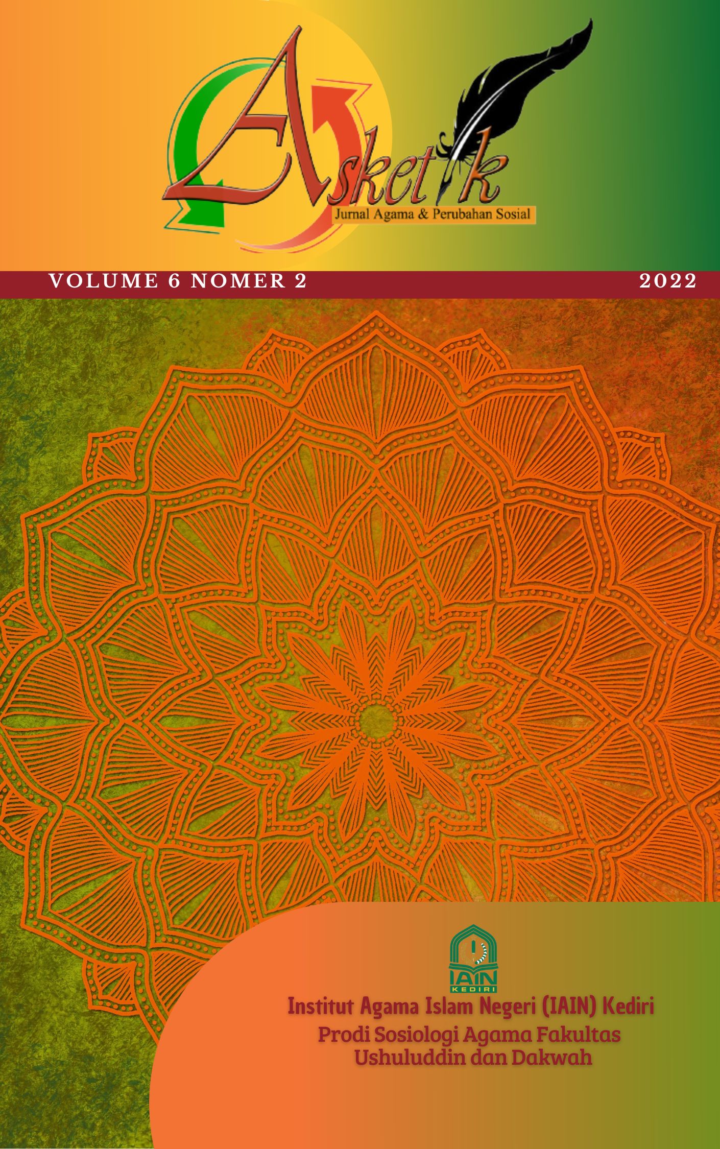 					View Vol. 6 No. 2 (2022): Asketik: Jurnal Agama dan Perubahan Sosial
				