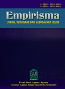 					View Vol. 32 No. 2 (2023): Empirisma: Jurnal Pemikiran dan Kebudayaan Islam
				